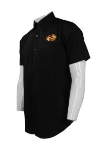 R240 度身訂製短袖恤衫 網上下單短袖恤衫 設計短袖恤衫 意大利餐廳 PIZZA 薄餅店 恤衫網上專營店